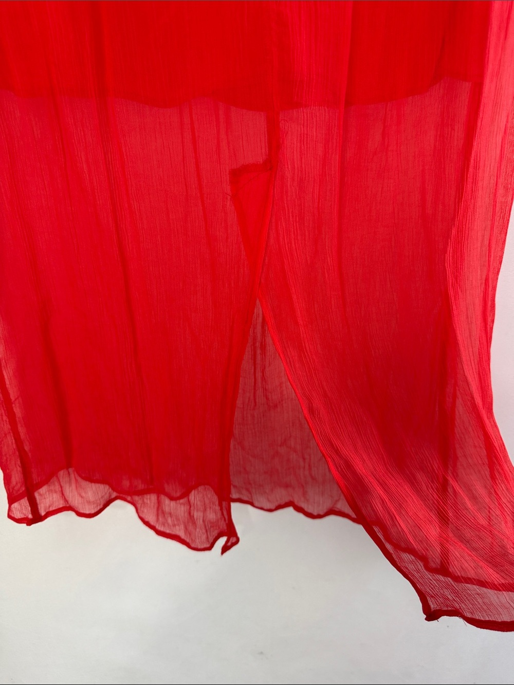 J CREW RED W MINI UNDER SKIRT - Picture 5 of 7